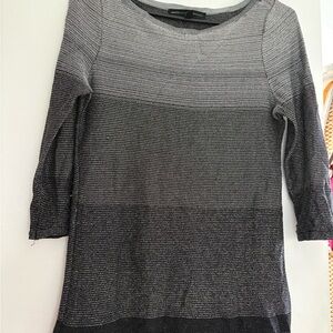 White House Black Market Metallic Knit Sweater